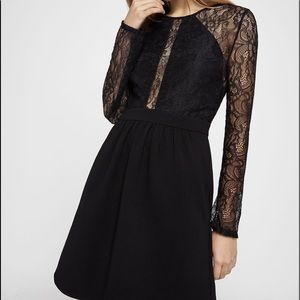 Perfect LBD - Lace Trimmed A-Line Dress